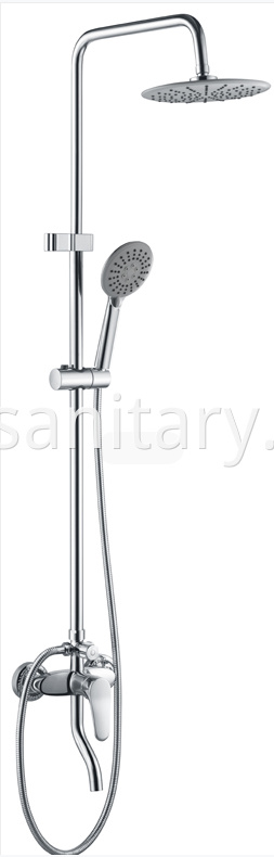 Brass shower set